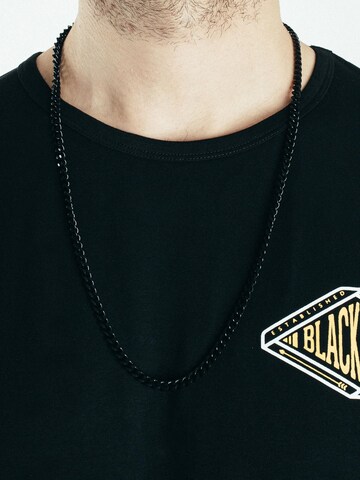 Akitsune Necklace 'Fibra' in Black