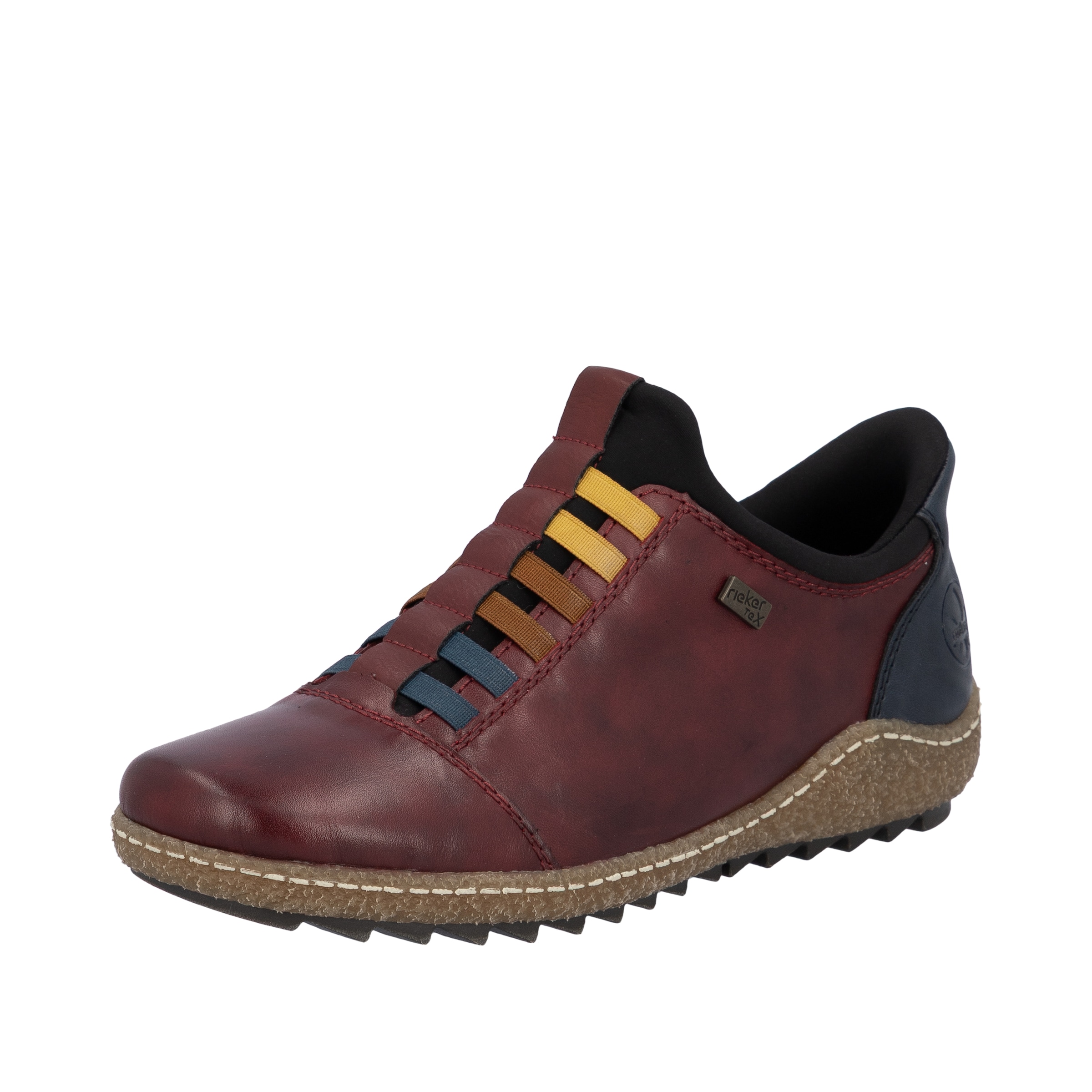Chaussure basse 'L7562' Rieker en rouge : devant