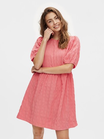 PIECES Sukienka 'TULLE' w kolorze różowy: przód