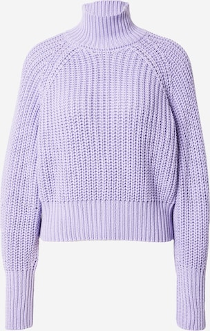 Pull-over 'OLA' JAN 'N JUNE en violet : devant