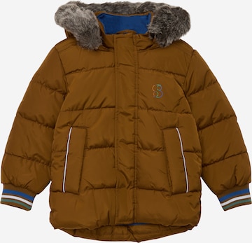 s.Oliver Winter Jacket in Brown: front