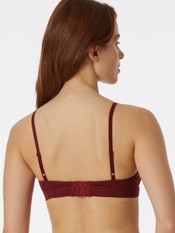 Triangle Soutien-gorge 'Pure Rib' SCHIESSER en marron