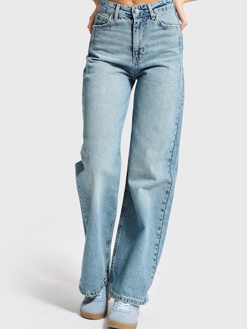 IT'S BASIC Wide leg Jeans 'Olea Wide High Rise Jeans' in Blue