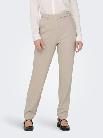 ONLY Regular Pleated Pants 'CORINNA' in Beige: front