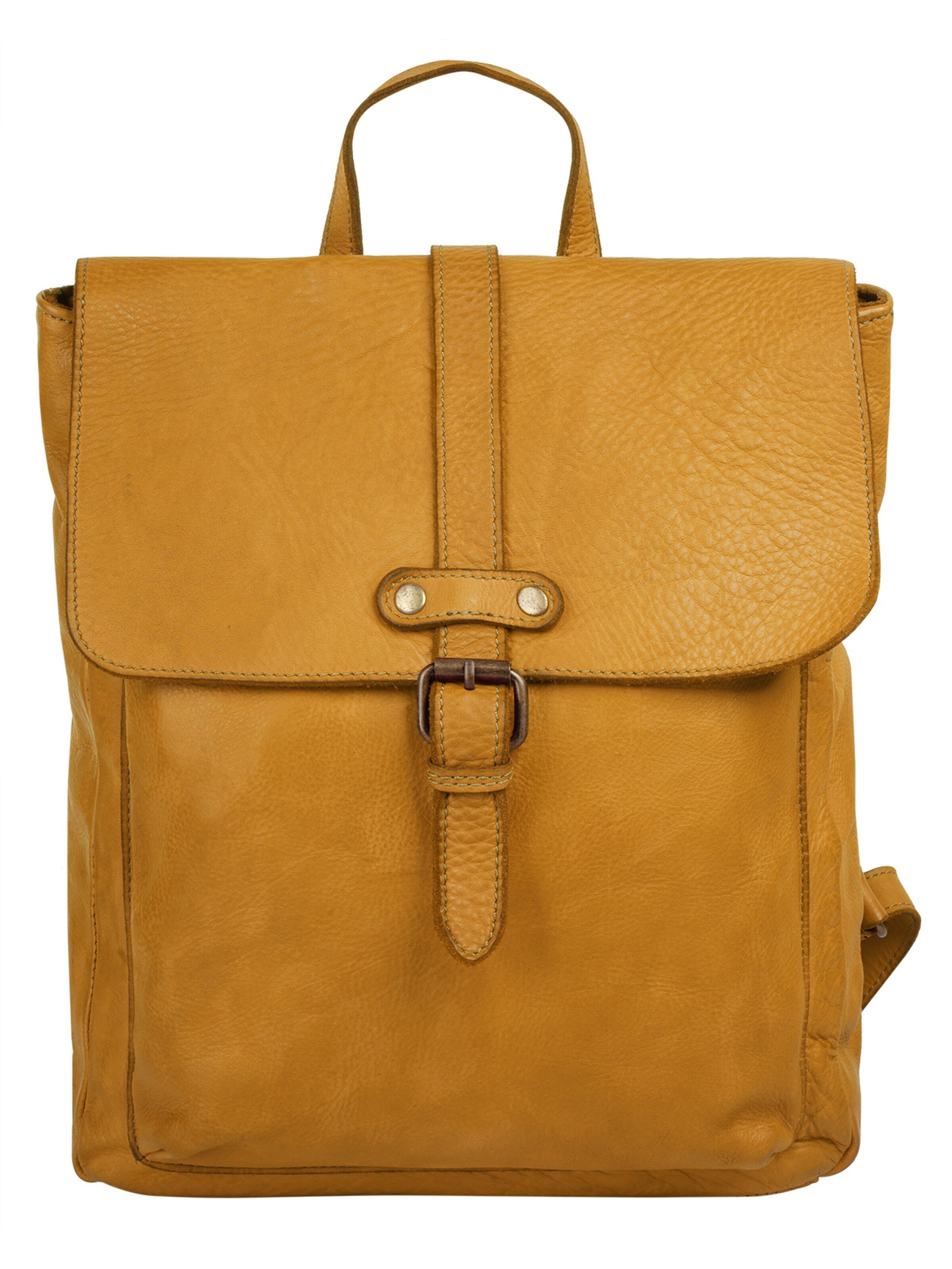 Samantha Look Backpack in Yellow: front