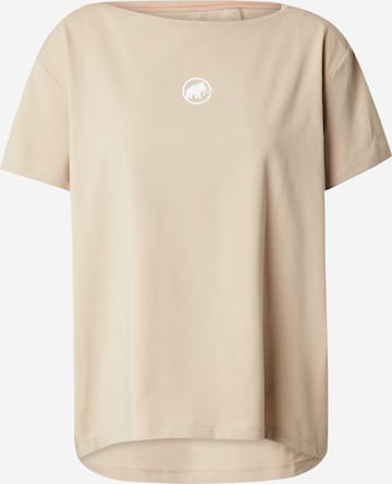 MAMMUT Performance Shirt 'Seon' in Beige: front