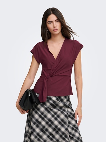 ONLY Blouse 'SILJA' in Red: front