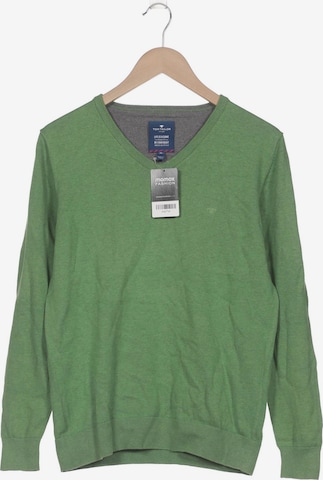 TOM TAILOR Pullover M in Grün: Vorderseite