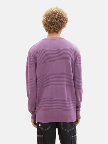 TOM TAILOR DENIM - Pullover em roxo