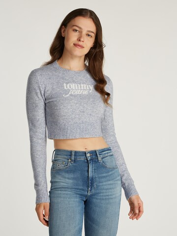 Tommy Jeans Pullover in Grau: Vorderseite