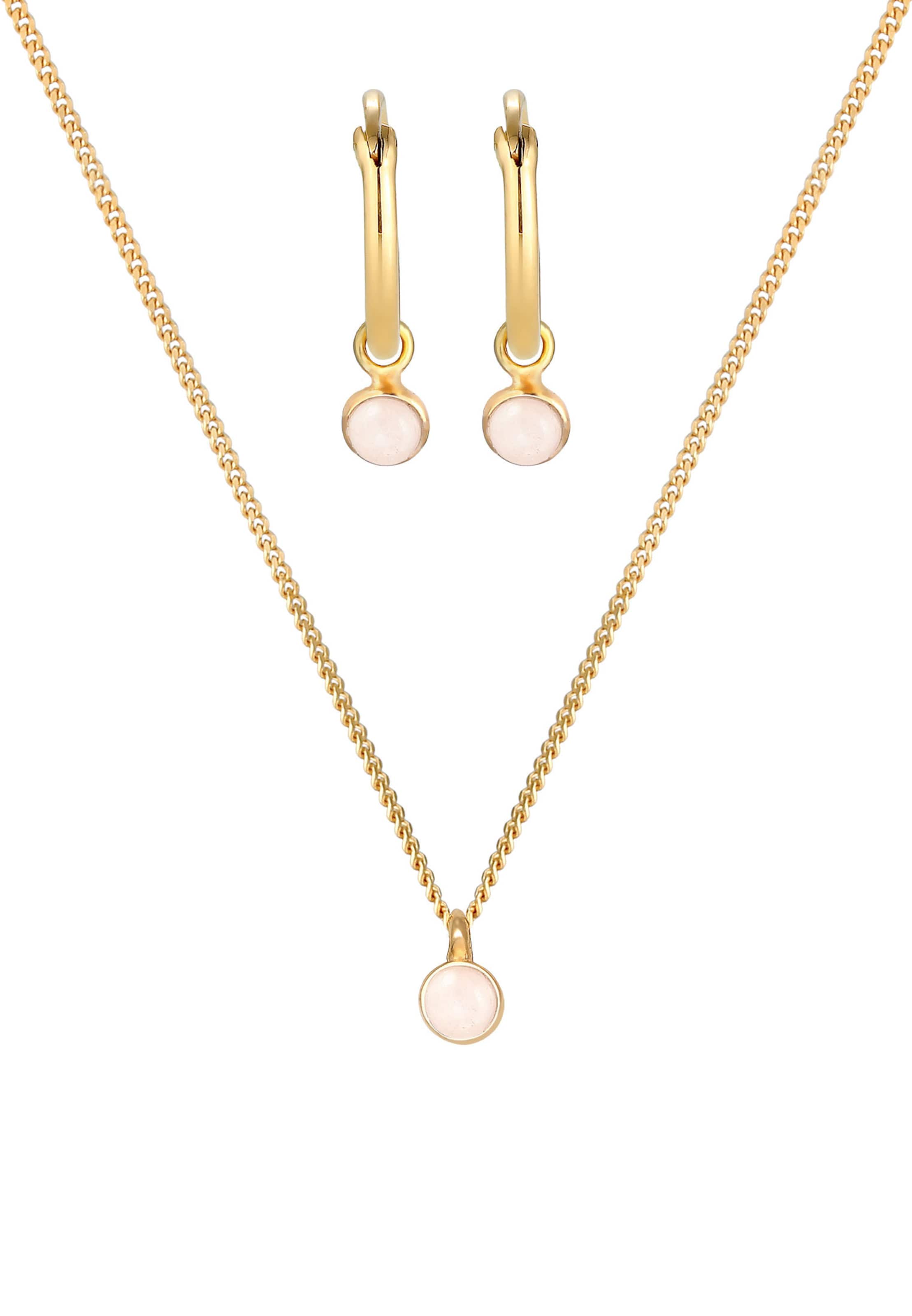ELLI PREMIUM Sada šperků – zlatá