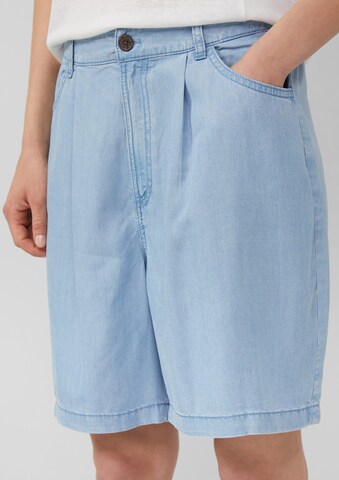 Loosefit Pantalon à pince s.Oliver en bleu
