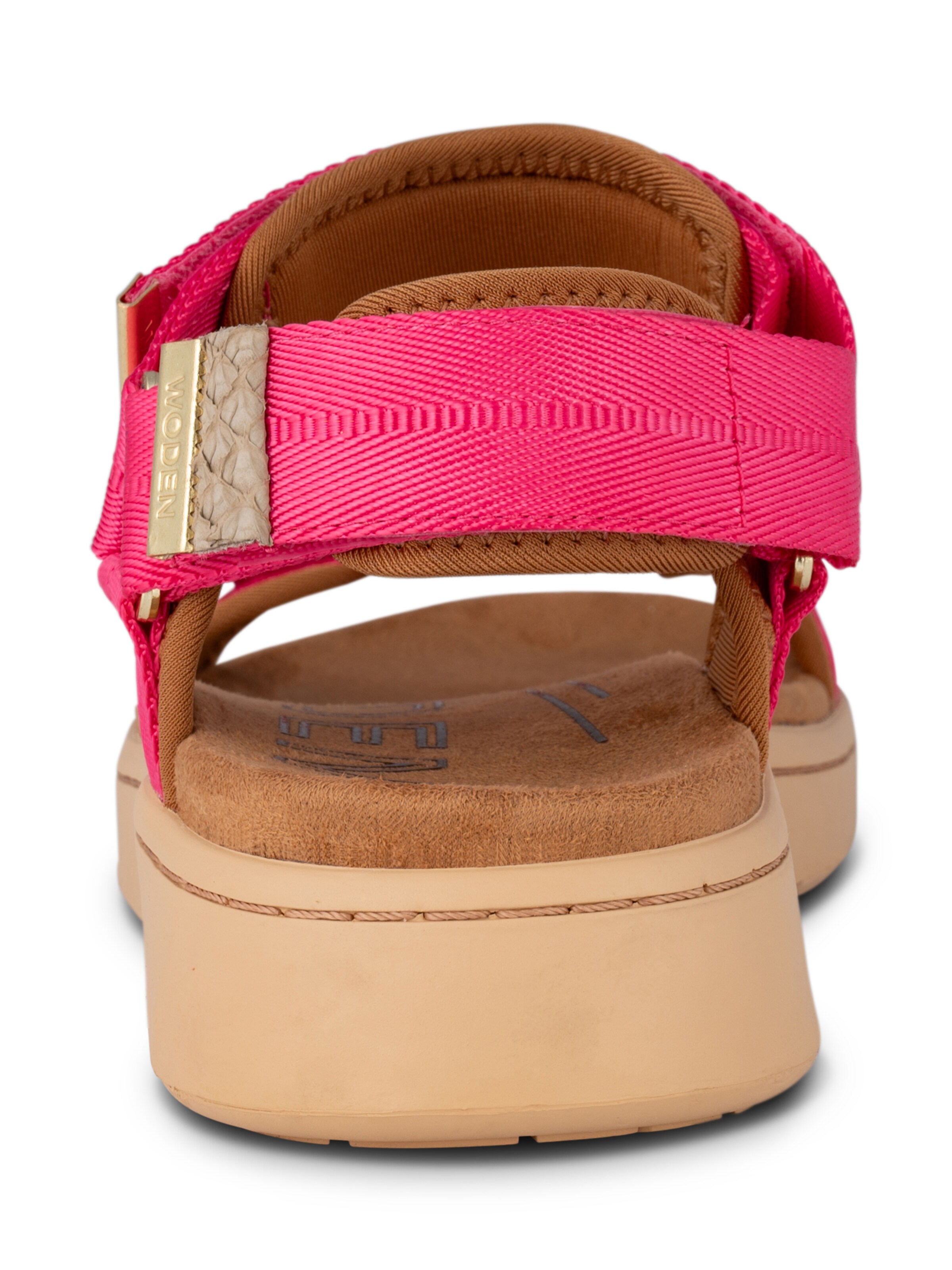 WODEN Sandale 'Line' in Braun