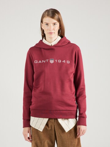 Sweat-shirt GANT en rouge : devant