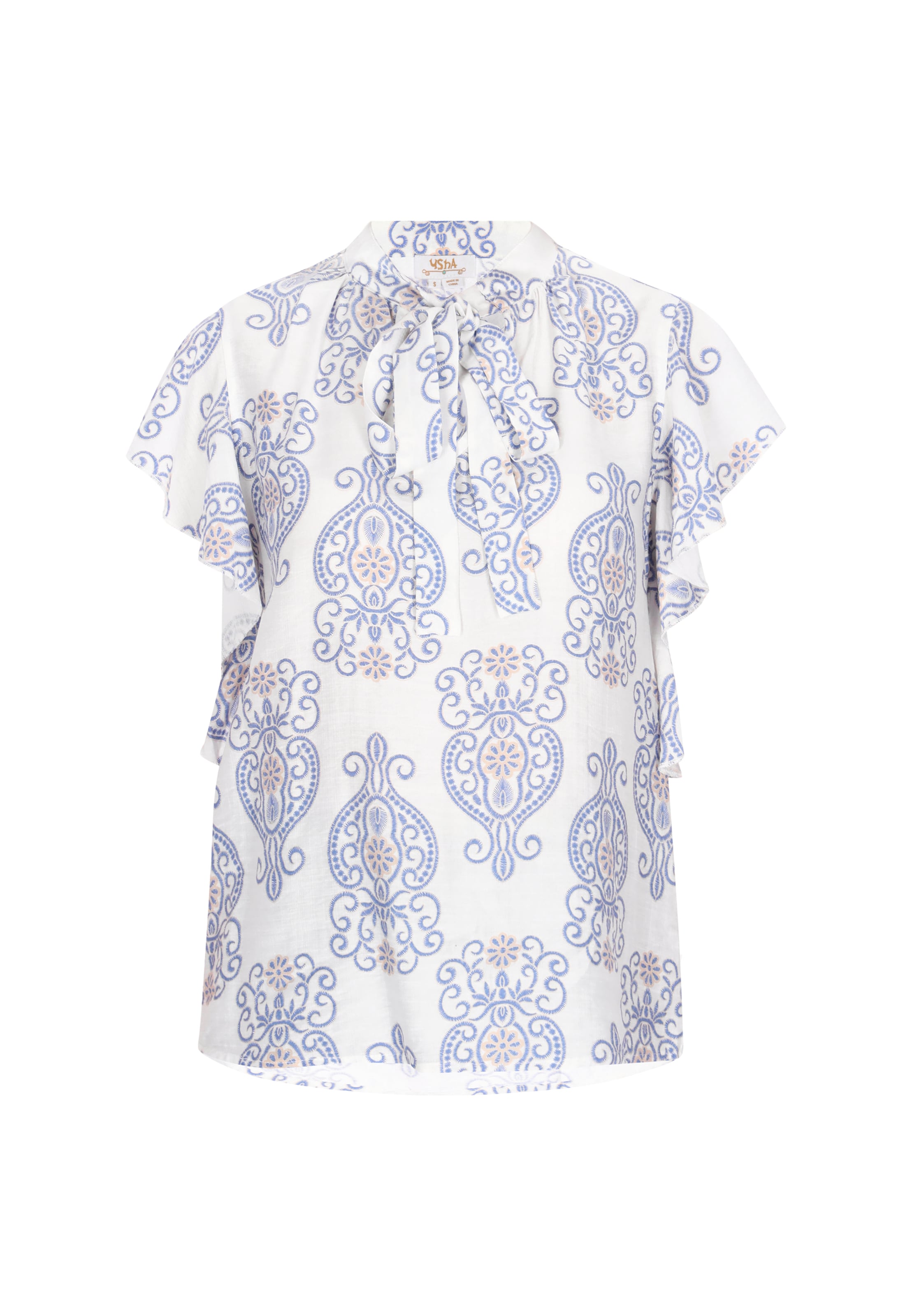 Chemisier usha FESTIVAL en bleu : devant