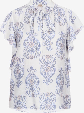 Chemisier usha FESTIVAL en bleu : devant