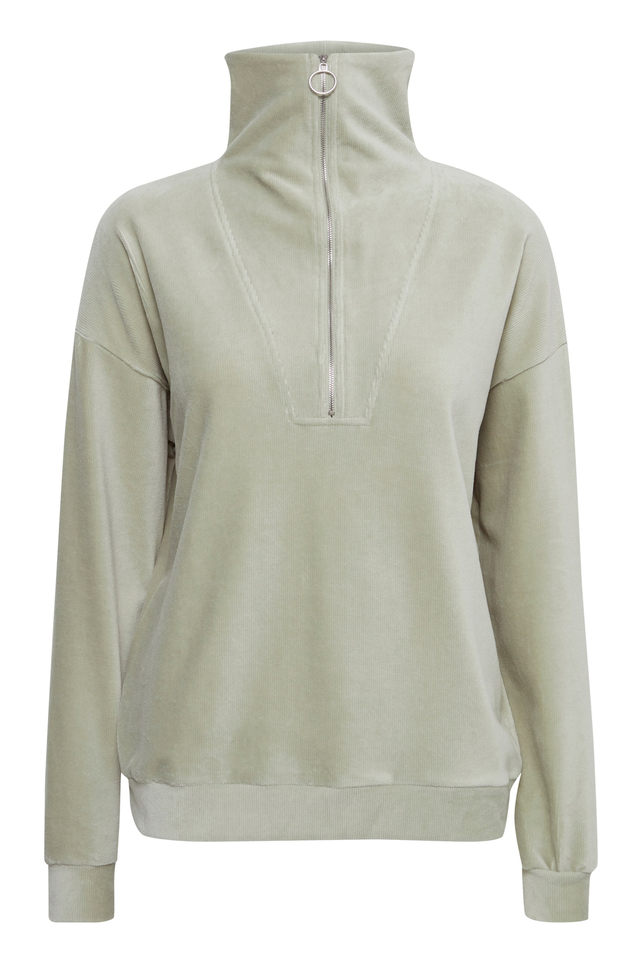 b.young Sweatshirt 'PATINA' in Grün: Vorderseite