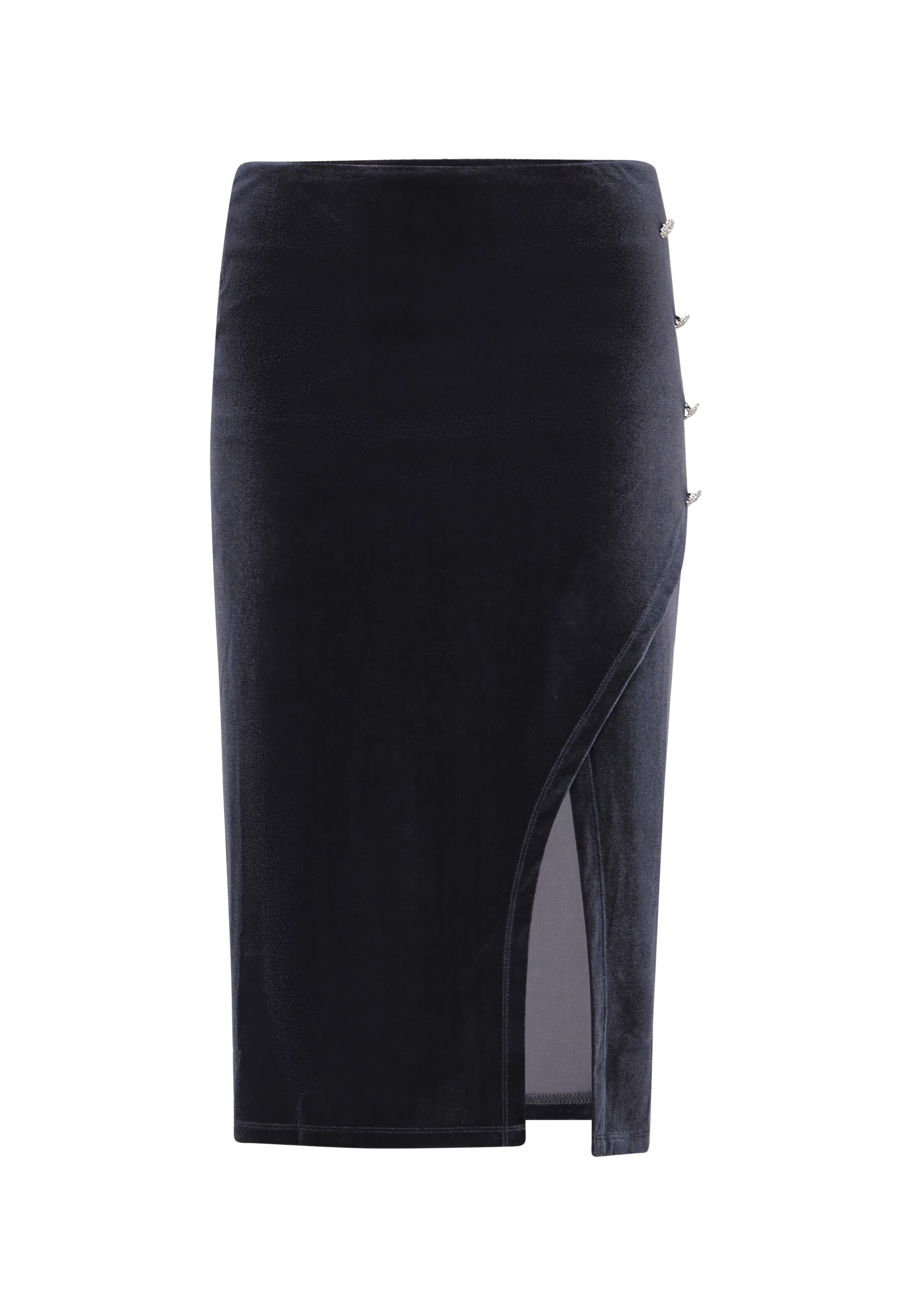 Jupe faina en gris : devant