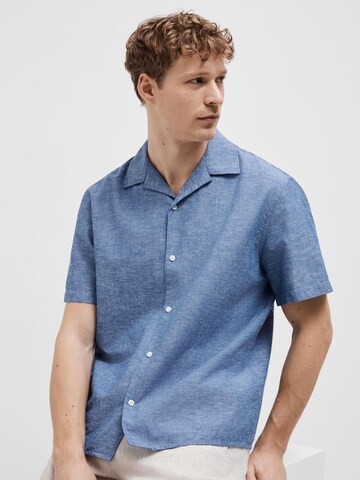 SELECTED HOMME Comfort Fit Skjorte i blå