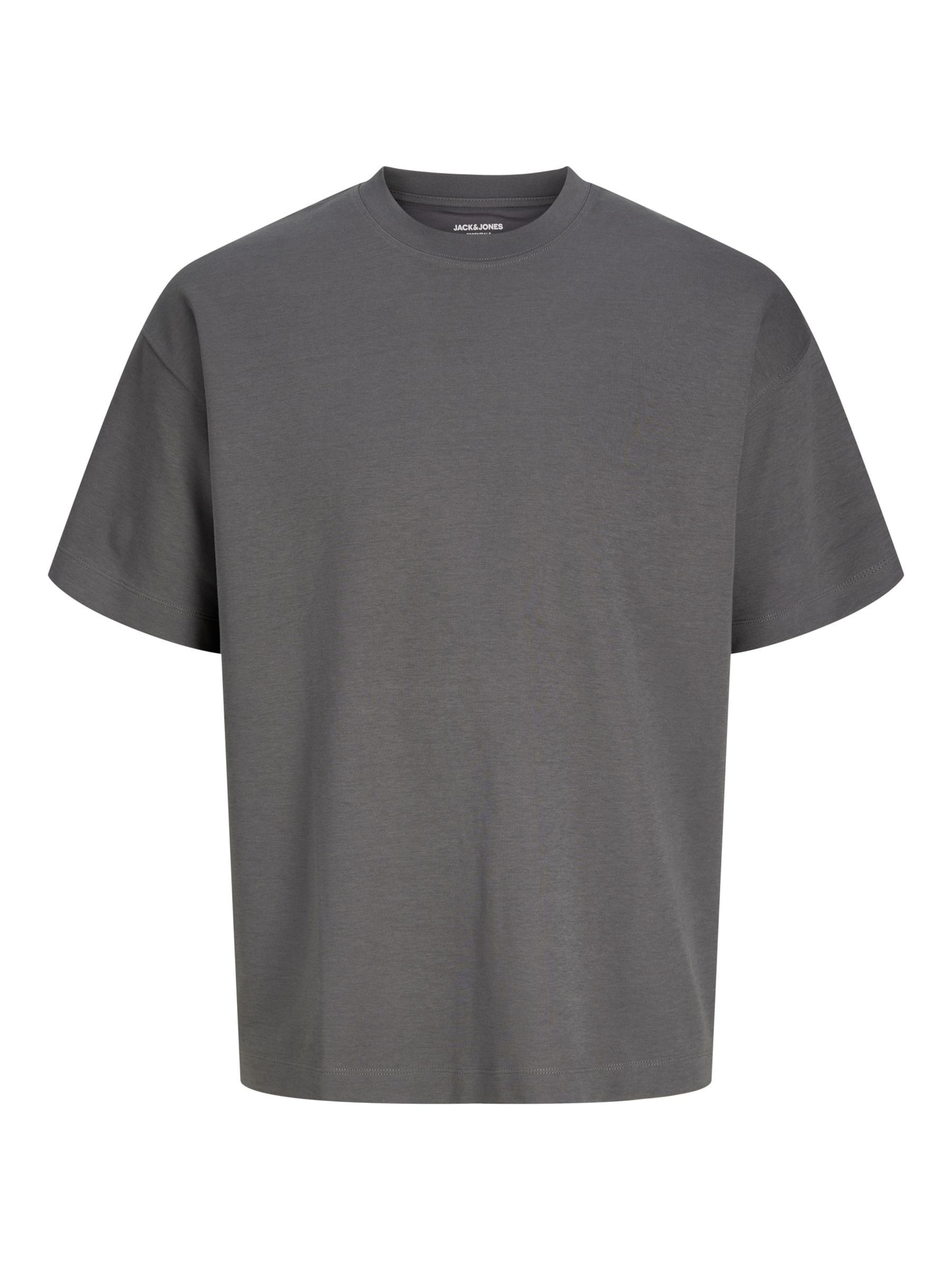 JACK & JONES - Camiseta en gris: frente