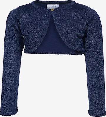 happy girls Knit Cardigan in Blue: front
