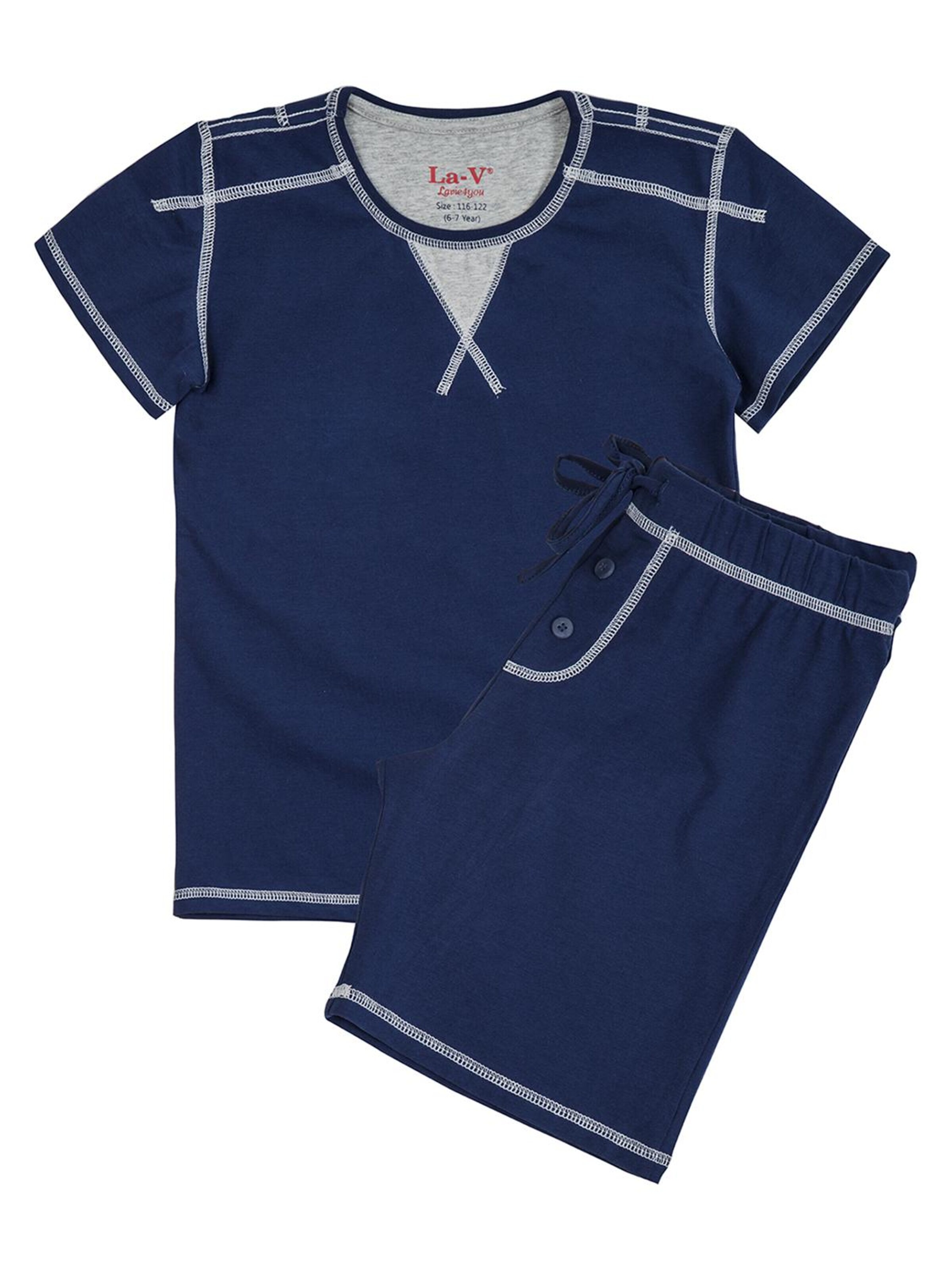 La V Nachtkledij in Blauw