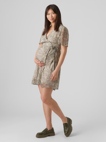 Vero Moda Maternity Obleka 'Smilla' | bež barva