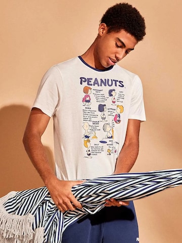 Gisela Pyjama kort in Wit