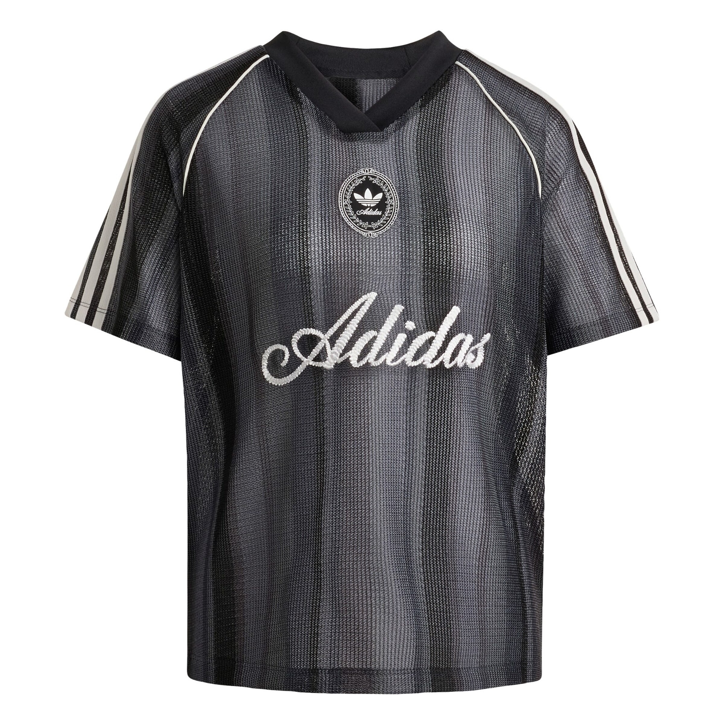 ADIDAS ORIGINALS T-shirt 'Summer Glow' en gris / gris foncé / noir / blanc, Vue avec produit
