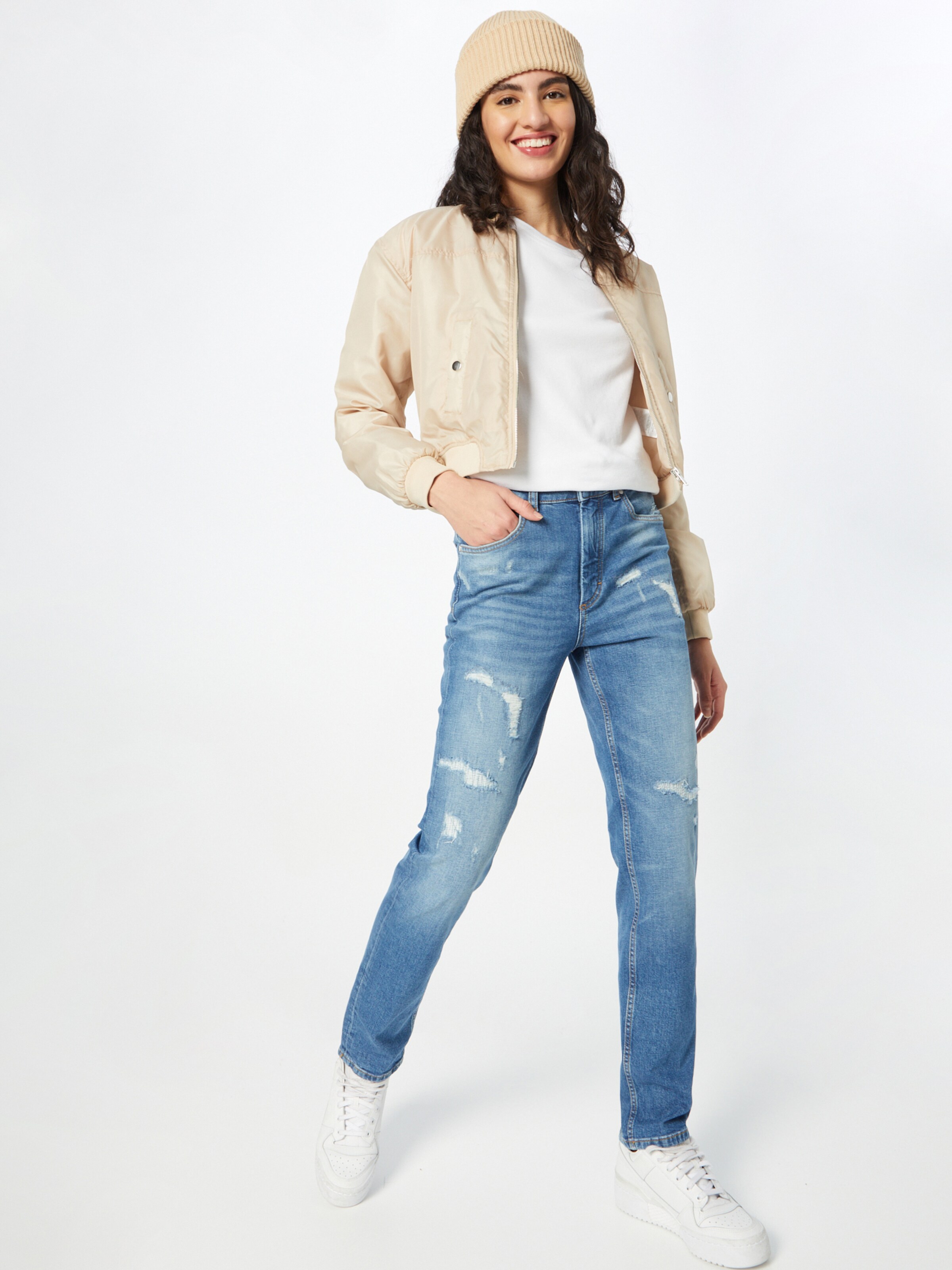Frauen Jacken JDY Jacke 'HUMMER' in Beige - HR56658 Frauen Jacken JDY Jacke 'HUMMER' in Beige - HR56658
