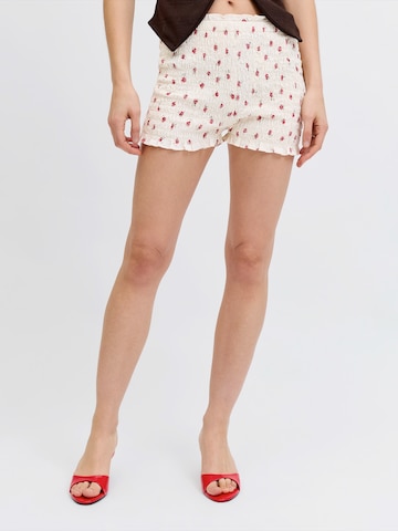 JJXX Slim fit Pants 'JXZOE' in White: front