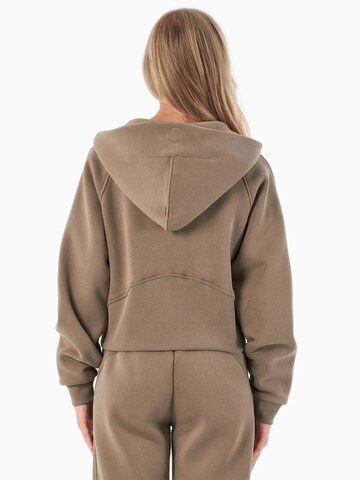 Organication Sweatjacke in Braun