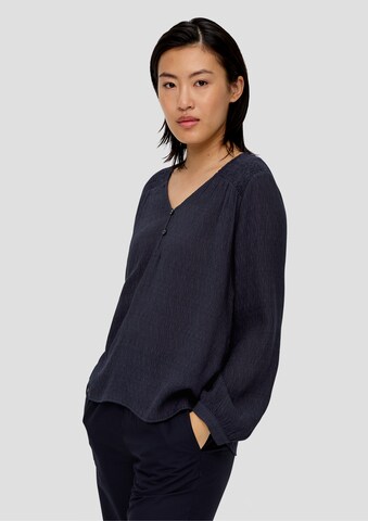 s.Oliver Blouse in Blauw: voorkant