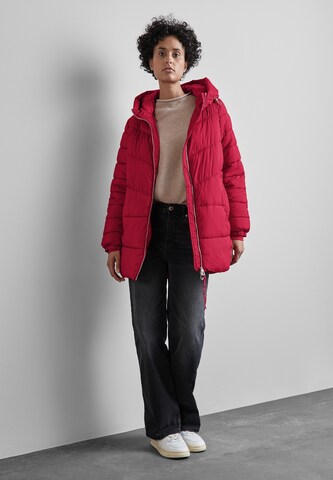 STREET ONE Lange Steppjacke in Rot