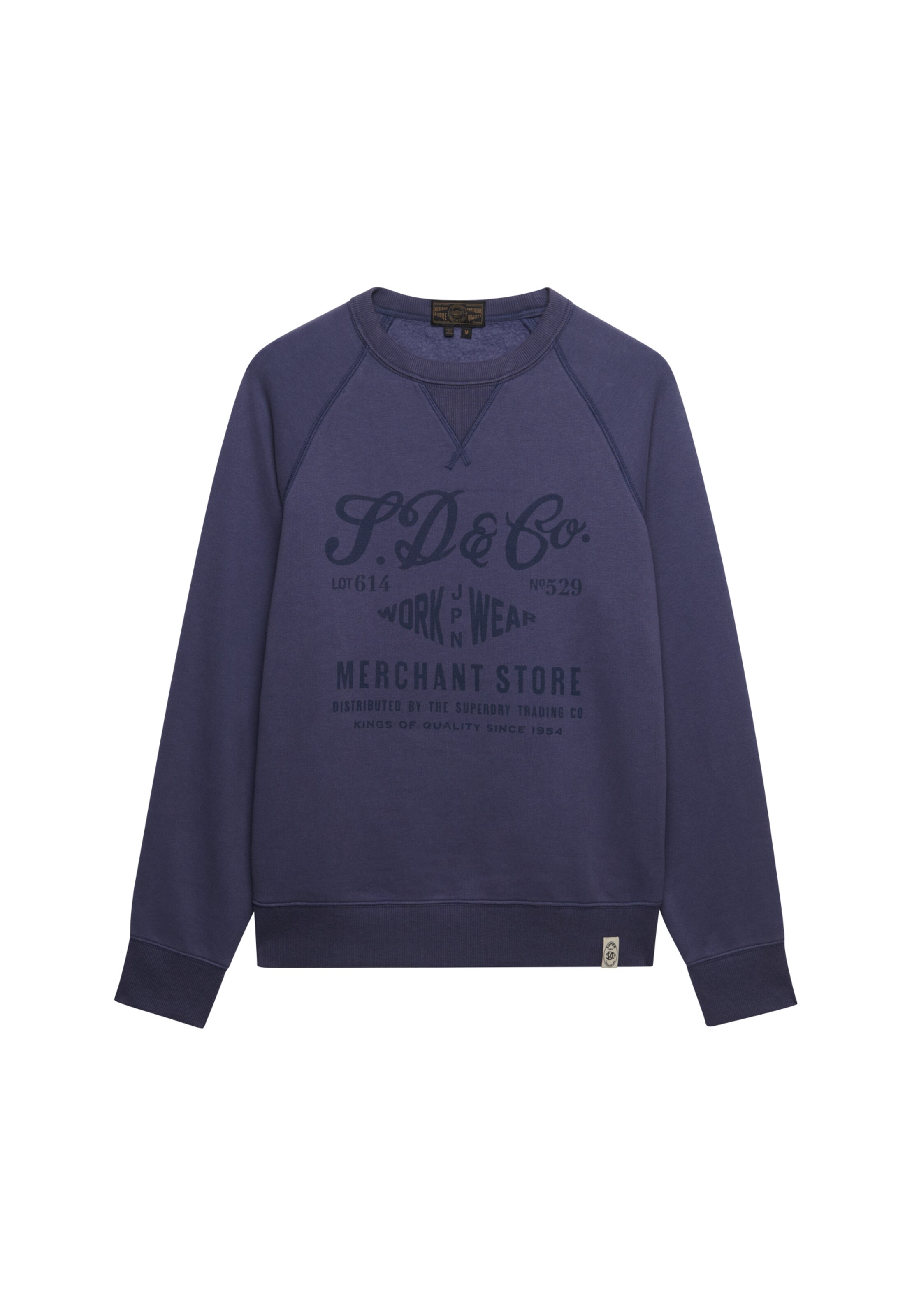 Sweat-shirt Superdry & Co en violet : devant