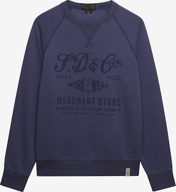 Sweat-shirt Superdry & Co en violet : devant