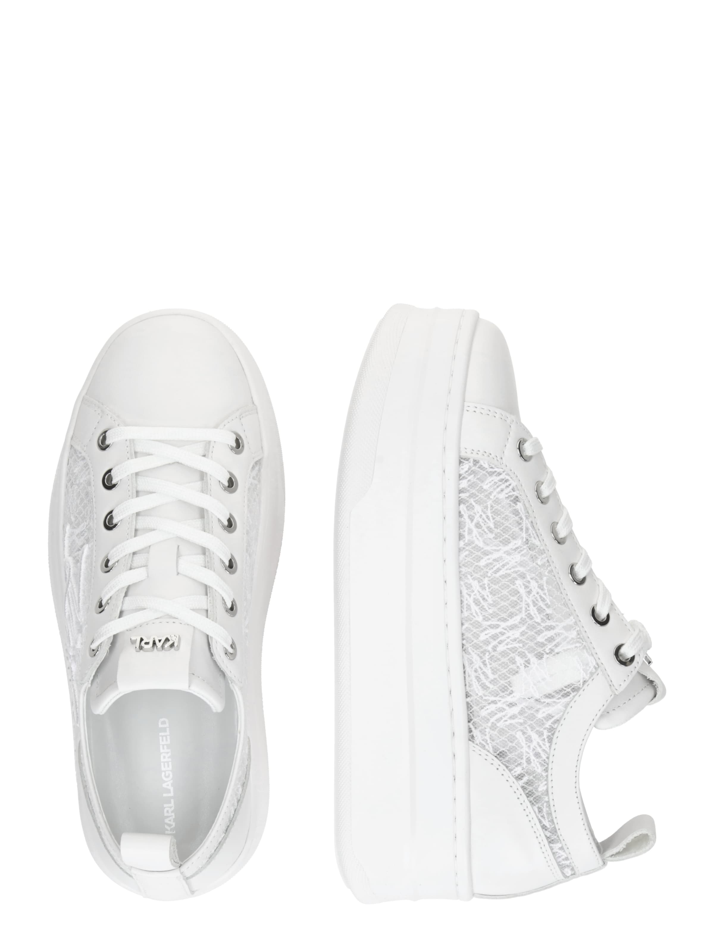 Sneaker bassa di Karl Lagerfeld in bianco