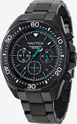 NAUTICA Analoog horloge ' NCT BLUESAIL ' in Zwart: voorkant