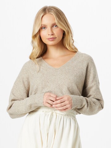 VERO MODA Pullover 'Doffy' i brun: forside