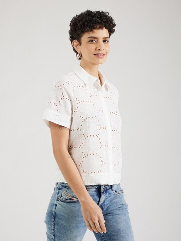 Chemisier 'VMHAY' VERO MODA en blanc : devant