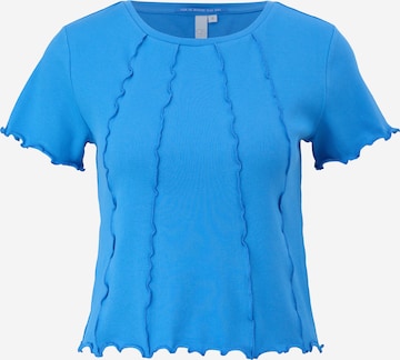 QS Shirt in Blauw: voorkant