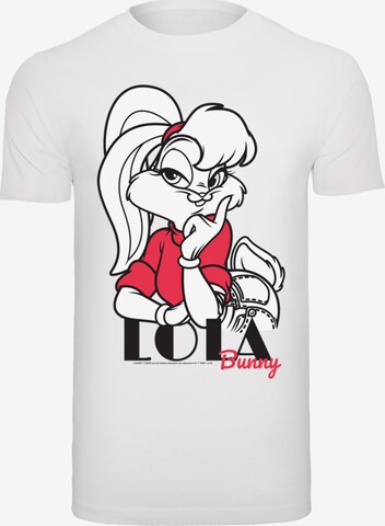 F4NT4STIC Shirt 'Looney Tunes Classic Lola Bunny' in Wit: voorkant