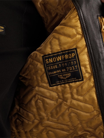 Giacca di mezza stagione 'Snowprop leather jacket' di PME Legend in marrone