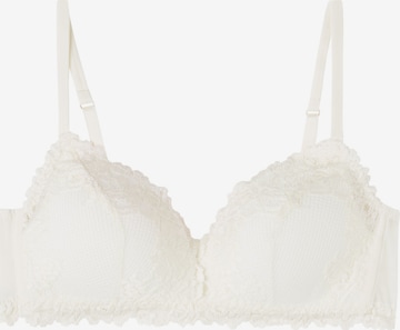 INTIMISSIMI Triangle Bra in White: front