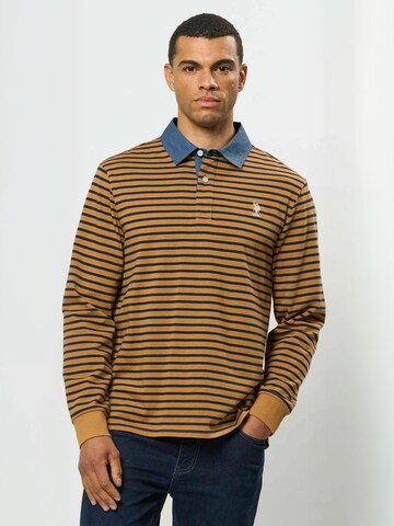 U.S. POLO ASSN. Regular fit Overhemd ' UMDex ' in Bruin: voorkant
