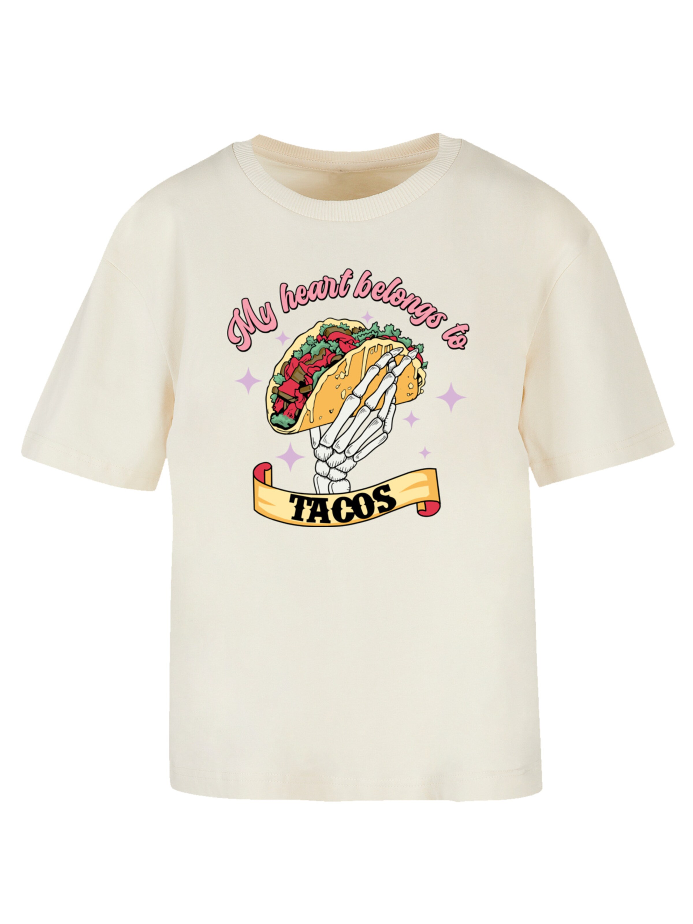 F4NT4STIC Shirt in Beige: voorkant