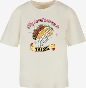 F4NT4STIC Shirt in Beige: voorkant