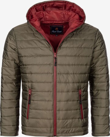 Rock Creek Winter Jacket in Green: front