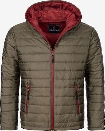 Rock Creek Winter Jacket in Green: front