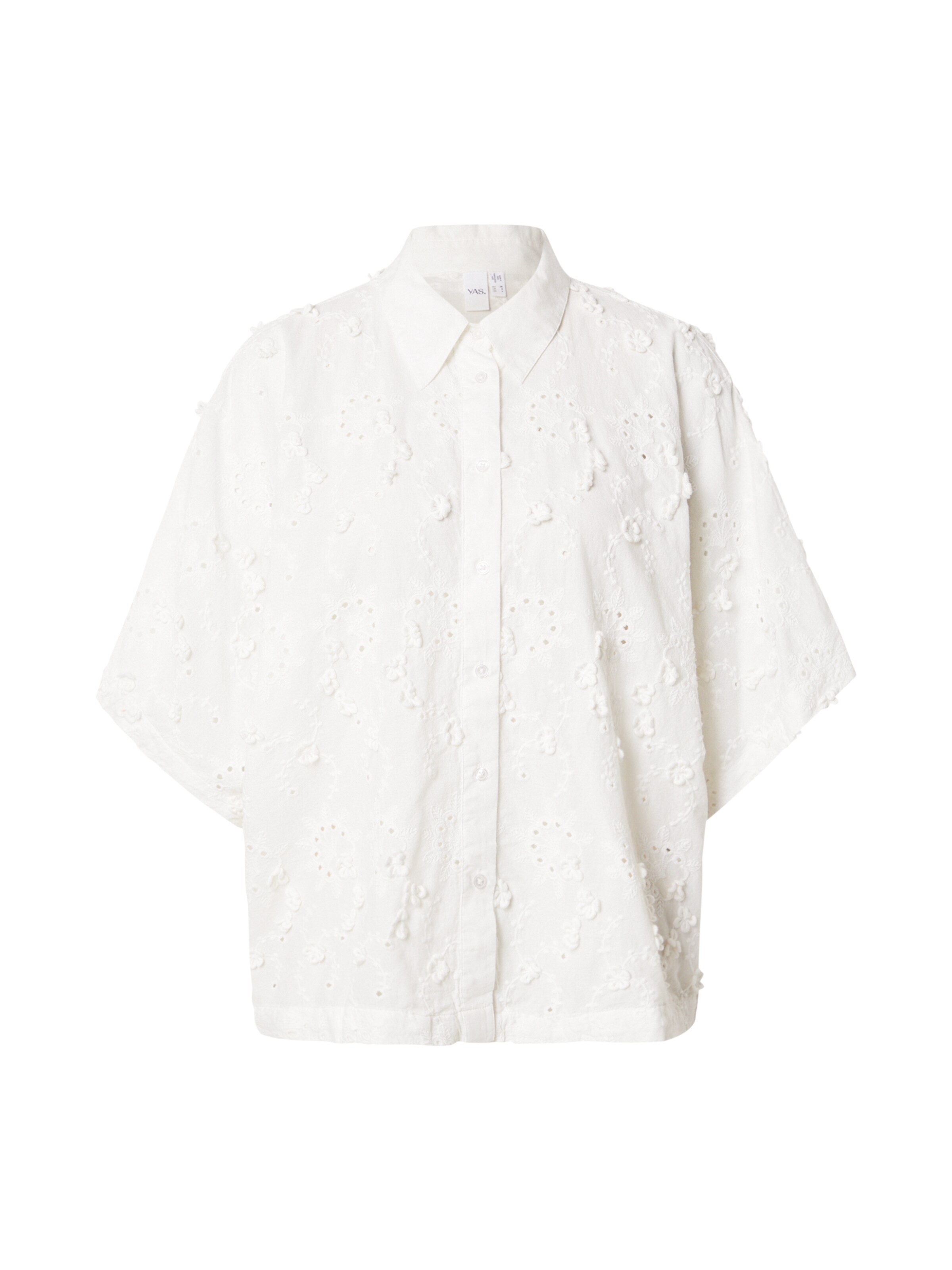 YAS Bluse 'YASMenusa' in Weiß: Vorderseite
